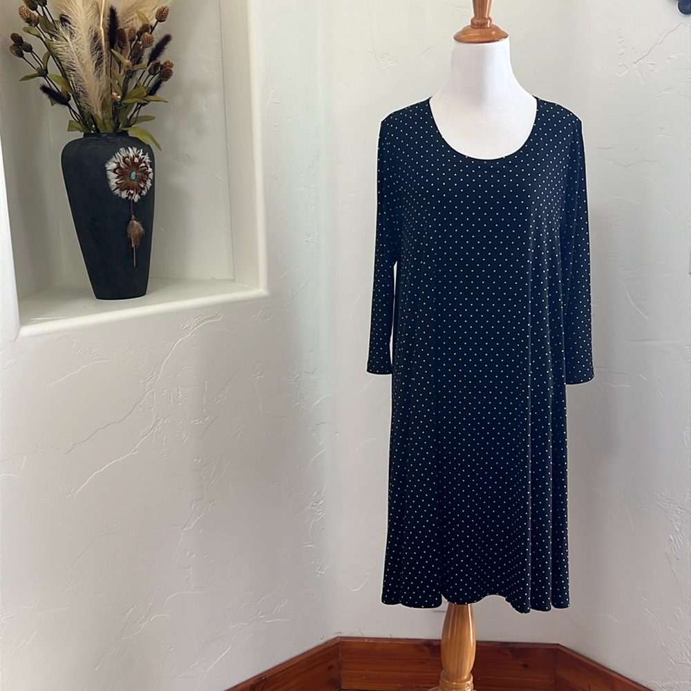 Karen Kane 3/4 Sleeve Swing Dress - Size L
